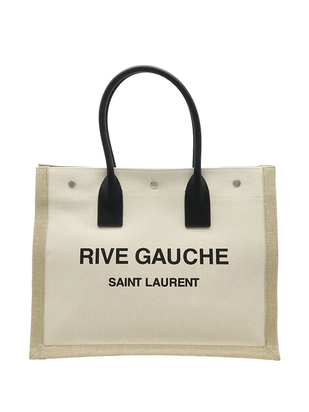 Saint Laurent Pre-Owned 2013-2026 Small Canvas Rive Gauche tote bag - Toni neutri