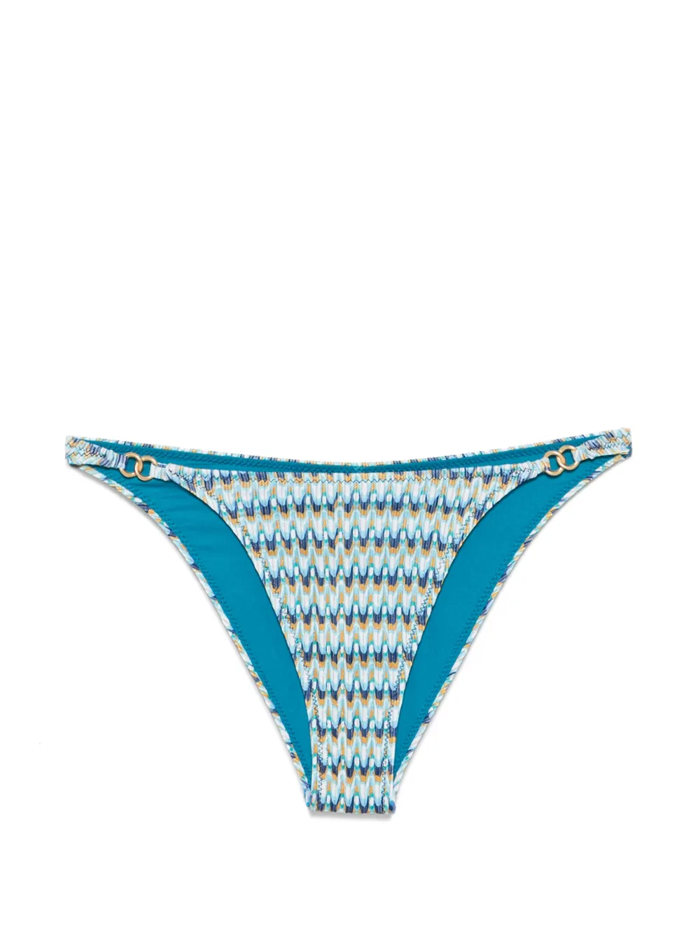 BANANA MOON Cabuya geometric-print bikini bottoms - Blu