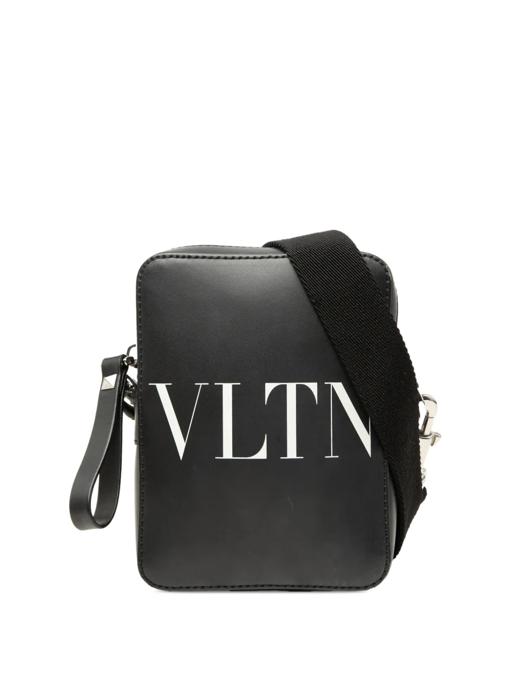 Valentino Garavani Pre-Owned 2018-2026 Small Leather VLTN crossbody bag - Nero