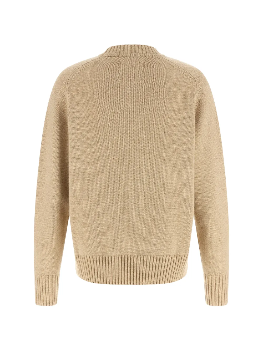 extreme cashmere Ordinary trui met zadelmouwen Beige