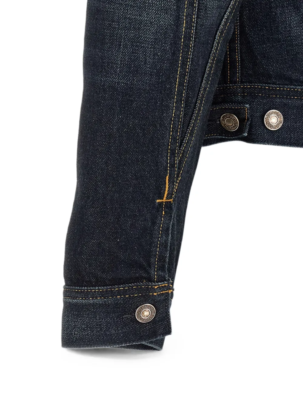 TOM FORD Selvedge Icon denim jack Blauw
