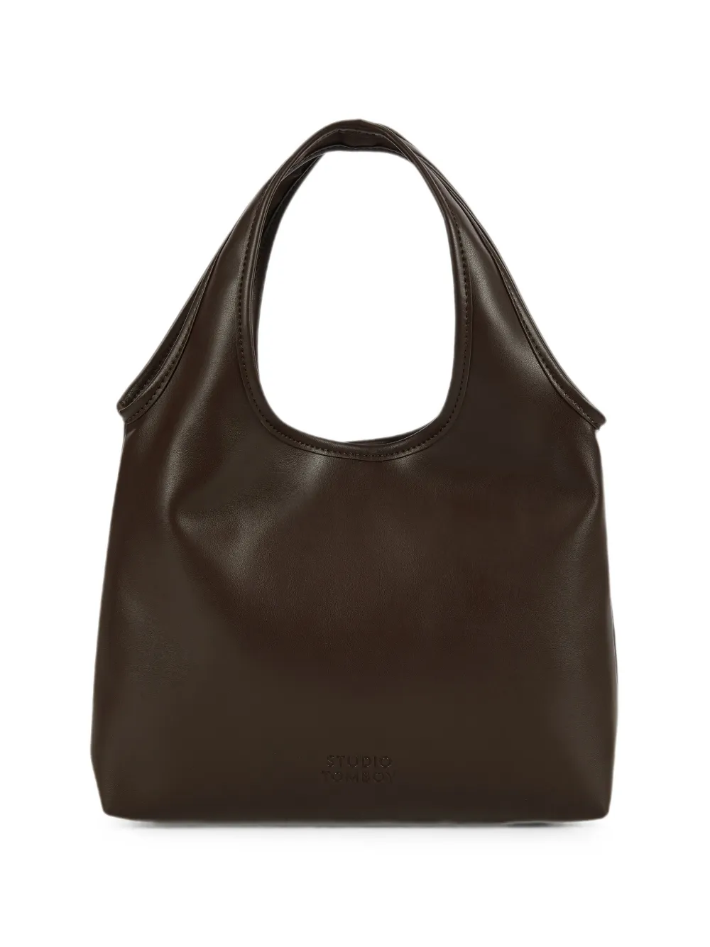 TOMBOY logo-debossed tote bag - Braun