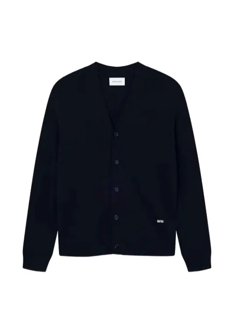 Wood Wood WWlogo cardigan