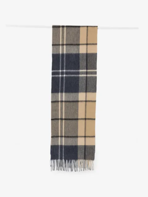 Barbour Carrbridge Tartan check-fringed scarf