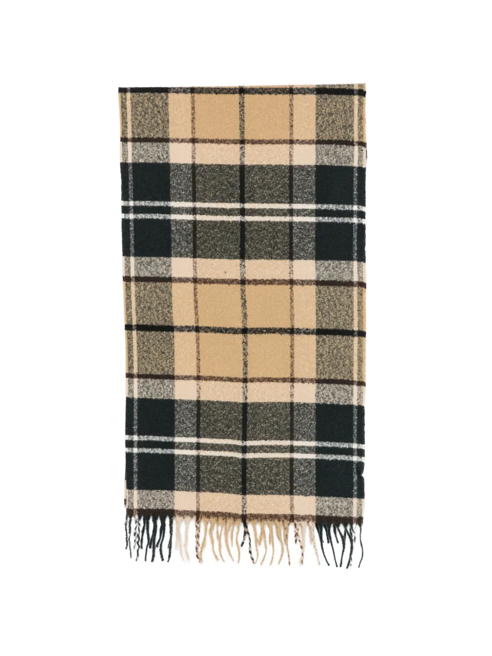 Barbour Deanna Tartan fringed scarf - Toni neutri