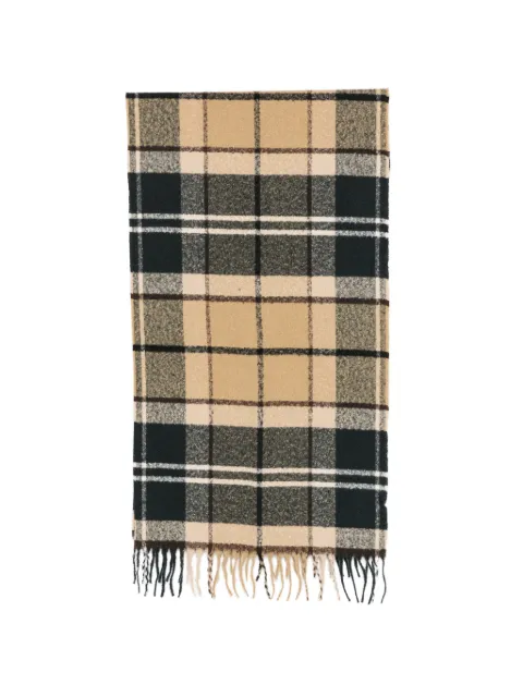 Barbour Sciarpa Deanna tartan con frange