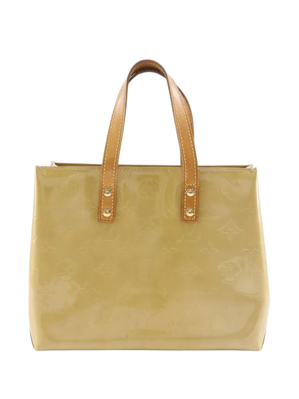 Louis Vuitton Pre-Owned 2002 Monogram Vernis Reade PM handbag - Gelb