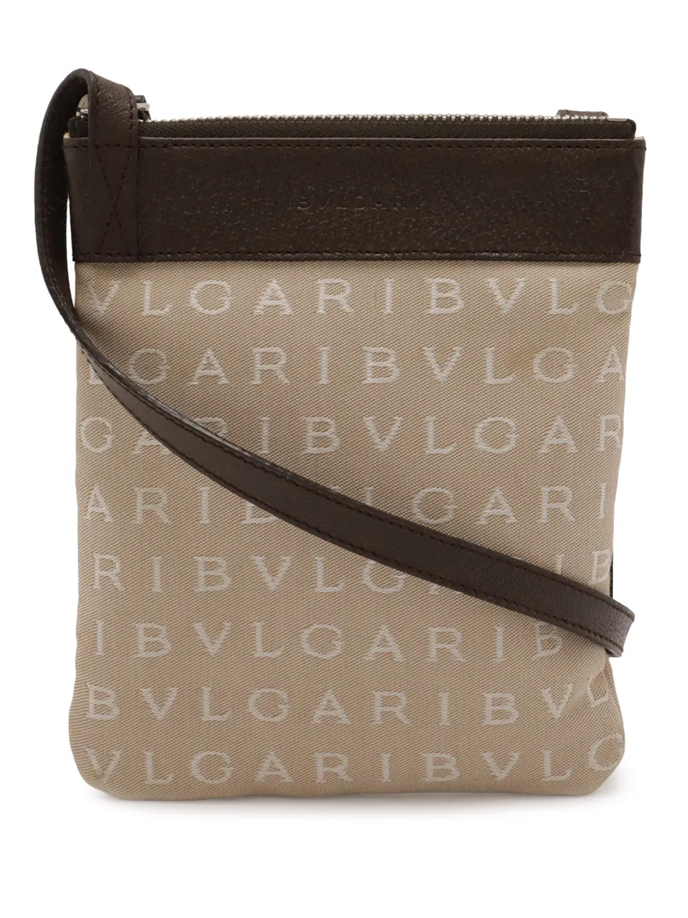 Bvlgari Pre-Owned 2000-2026 Logomania Canvas crossbody bag - Nude