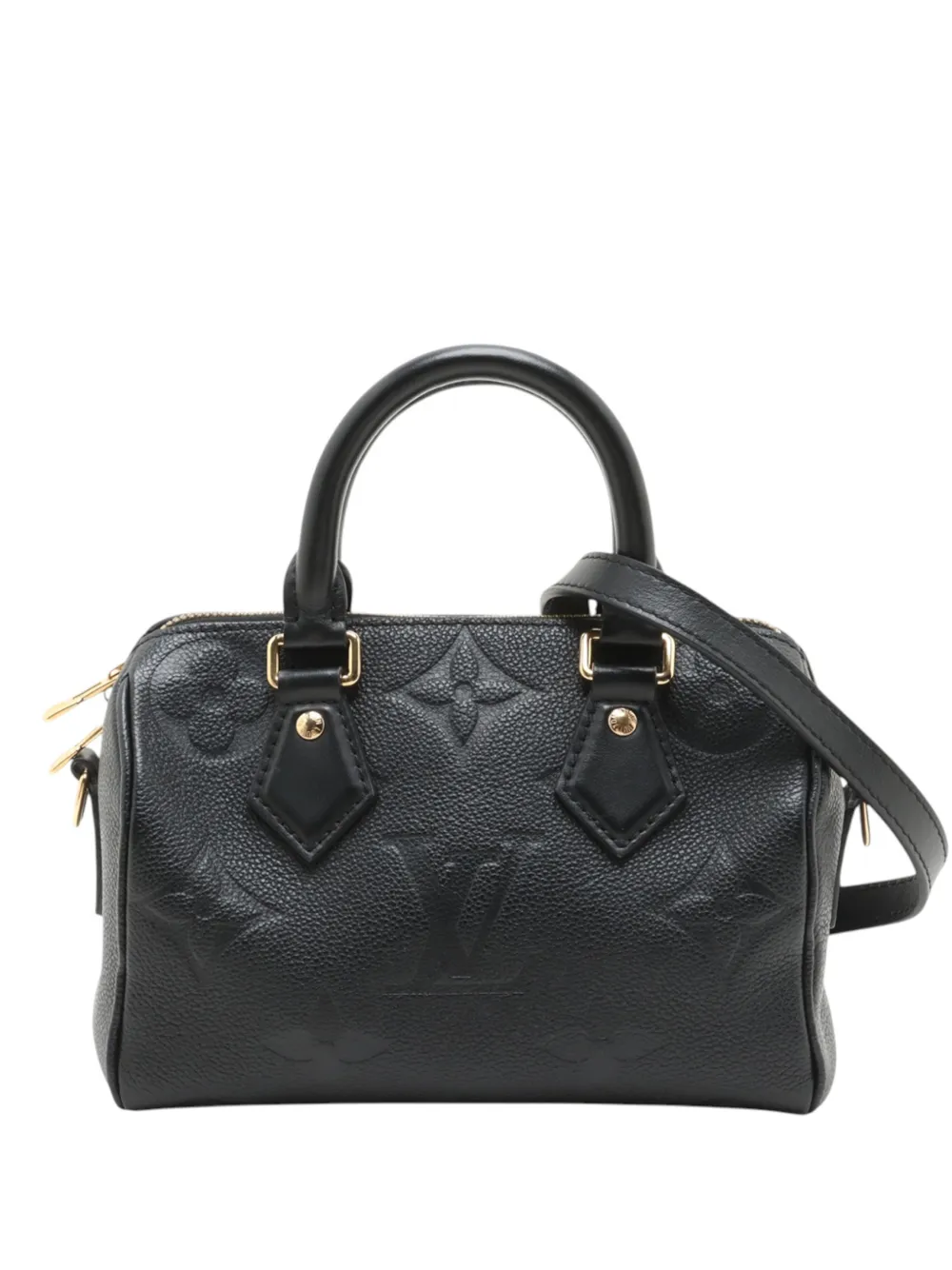 Louis Vuitton Pre-Owned 2020-2026 Monogram Giant Empreinte Speedy Bandouliere 20 satchel - Schwarz