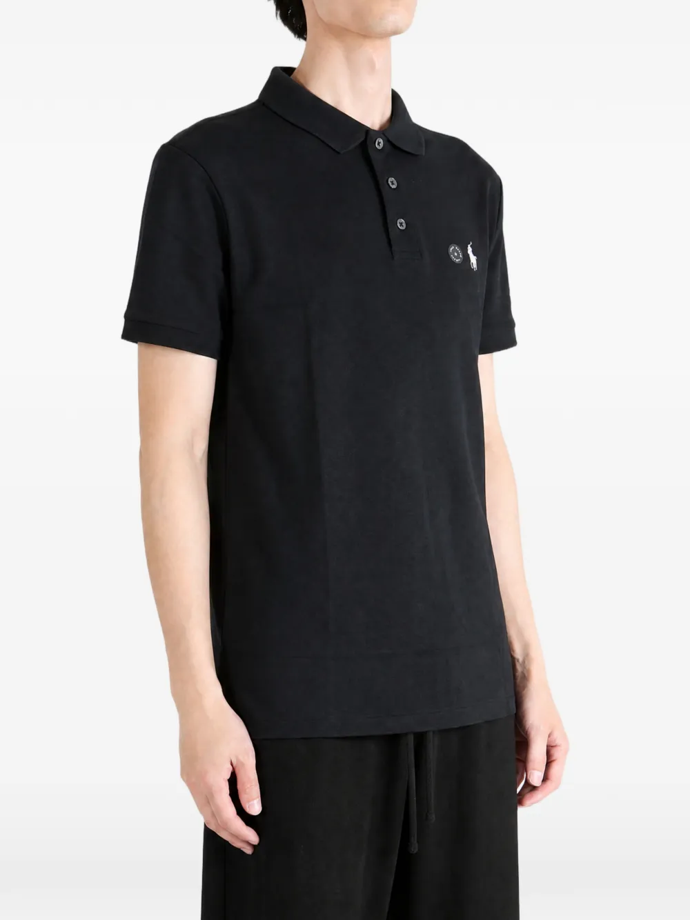 Polo Ralph Lauren Poloshirt met geborduurd logo Zwart