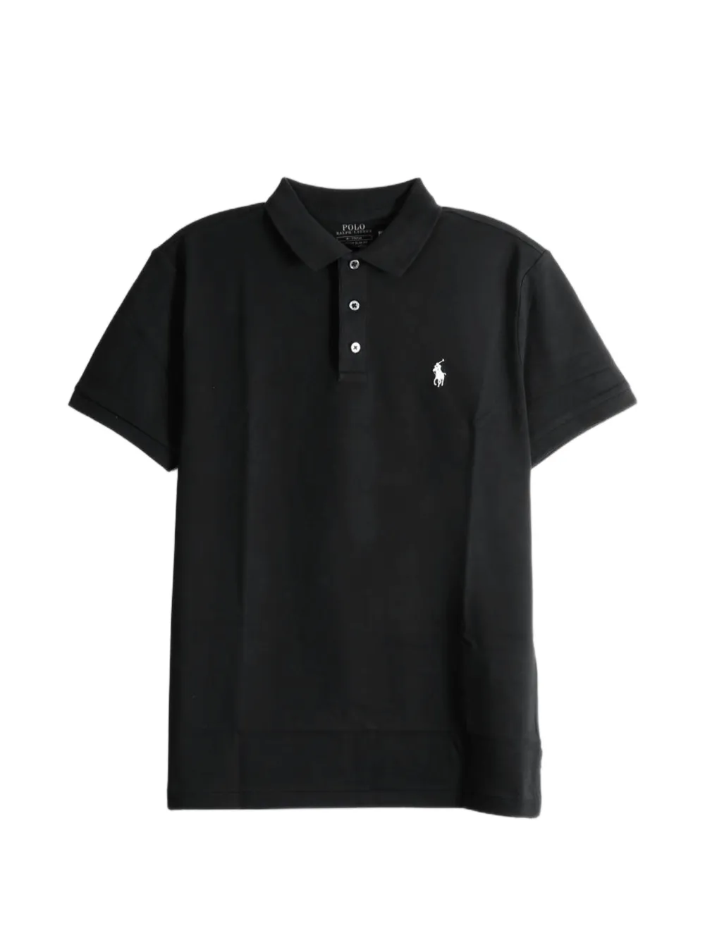 Polo Ralph Lauren Poloshirt mit Logo-Stickerei - Schwarz