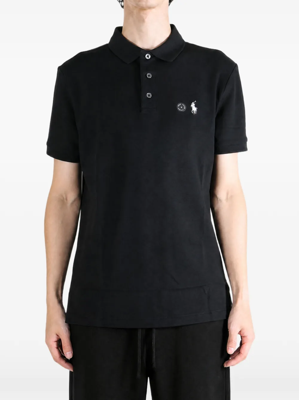 Polo Ralph Lauren Poloshirt met geborduurd logo Zwart