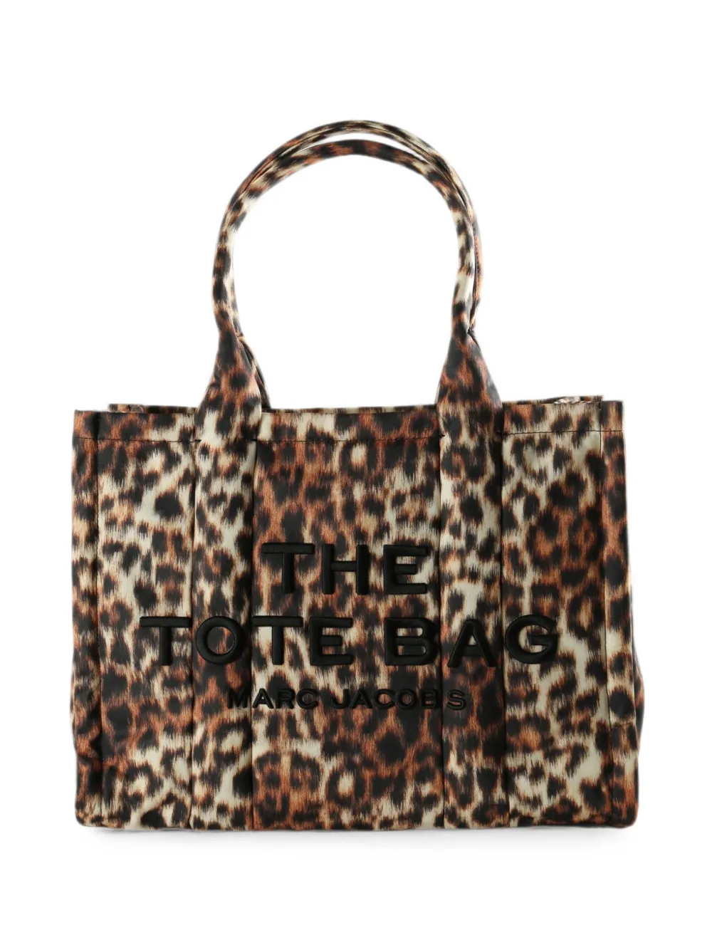Marc Jacobs leopard-pattern tote bag - Marrone