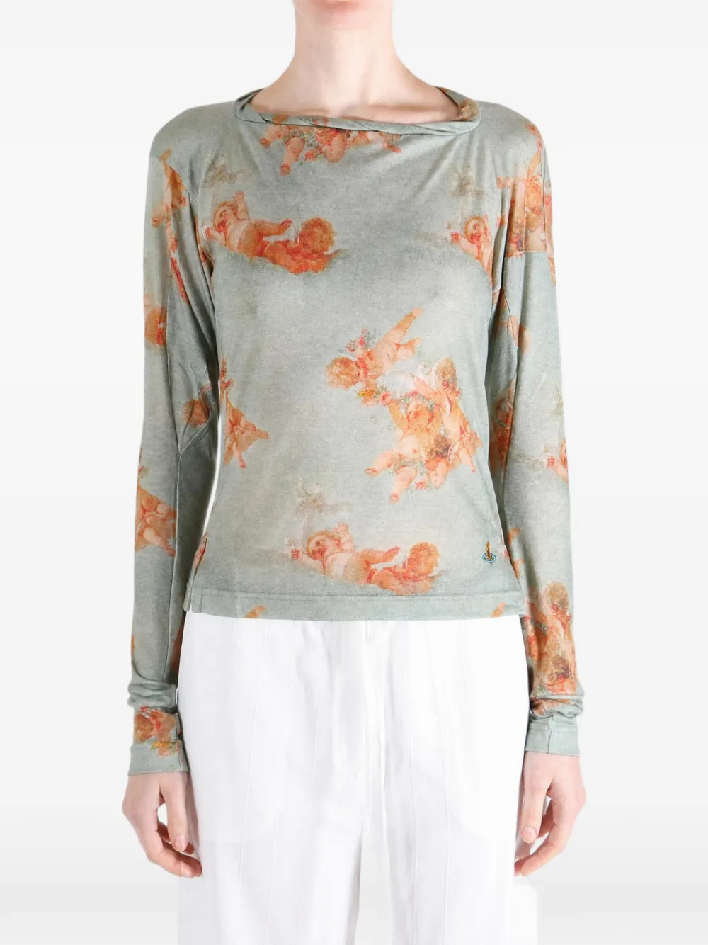 Vivienne Westwood long-sleeve top Groen