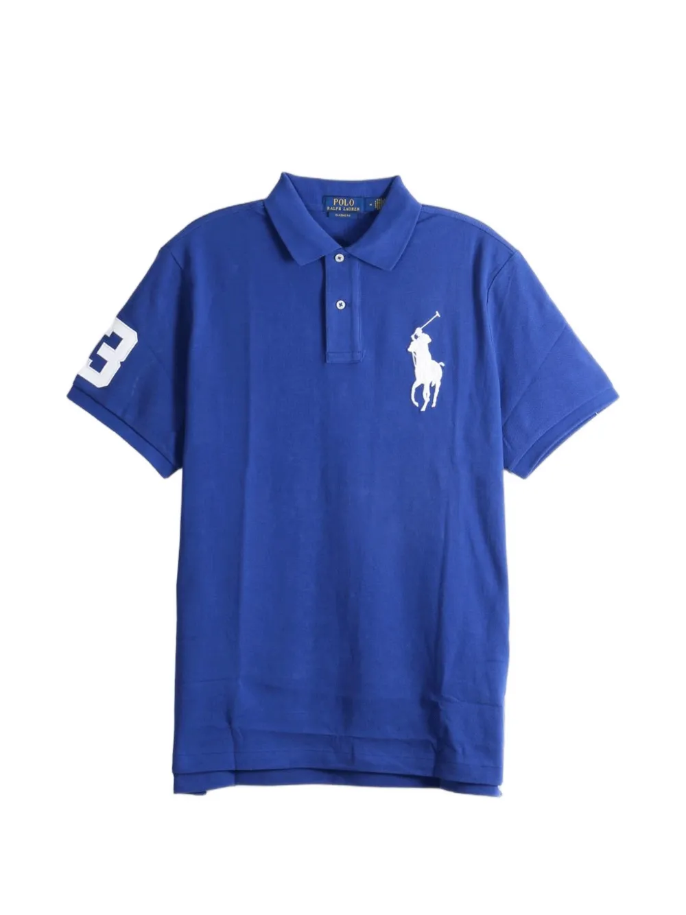 Polo Ralph Lauren logo-embroidered polo shirt - Blu