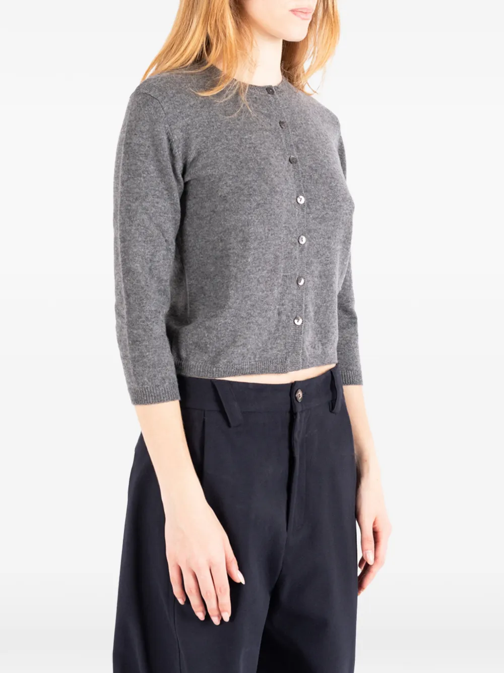 Société Anonyme Ingrid cropped vest met knopen Grijs
