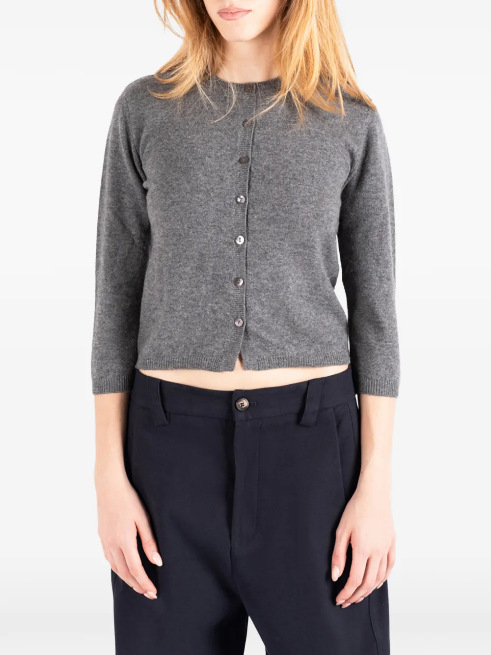 Société Anonyme Ingrid button-up cropped cardigan - Grigio