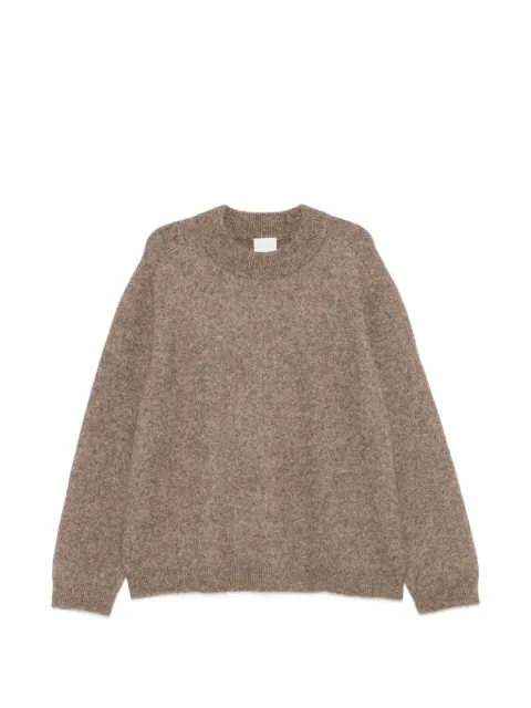 A.P.C. crew neck ribbed-trim sweater