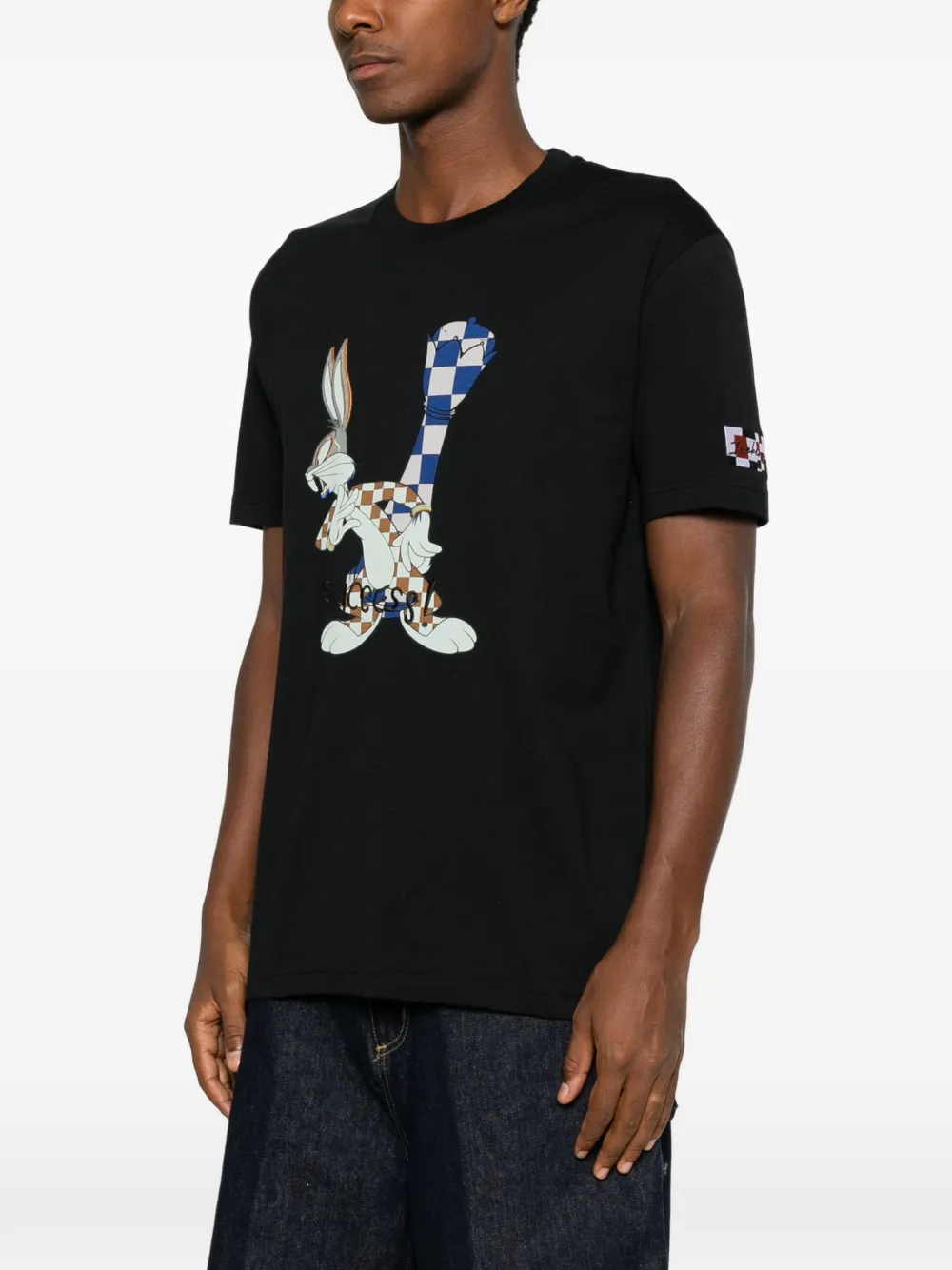 Iceberg x Bugs Bunny T-shirt met korte mouwen Zwart