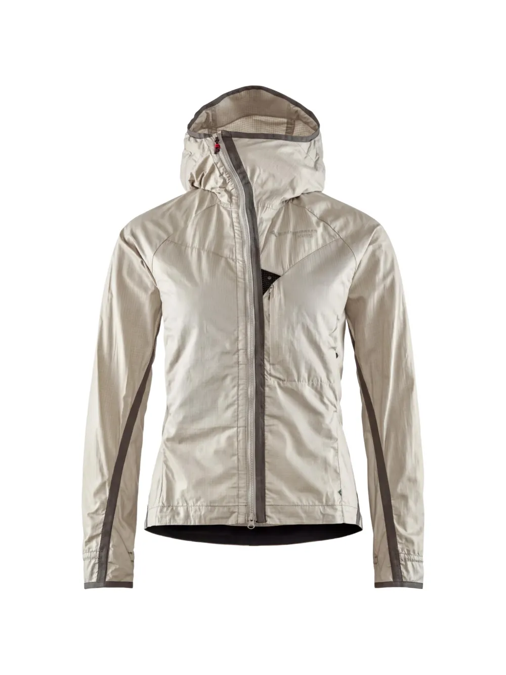 Klättermusen hooded cotton jacket - Nude