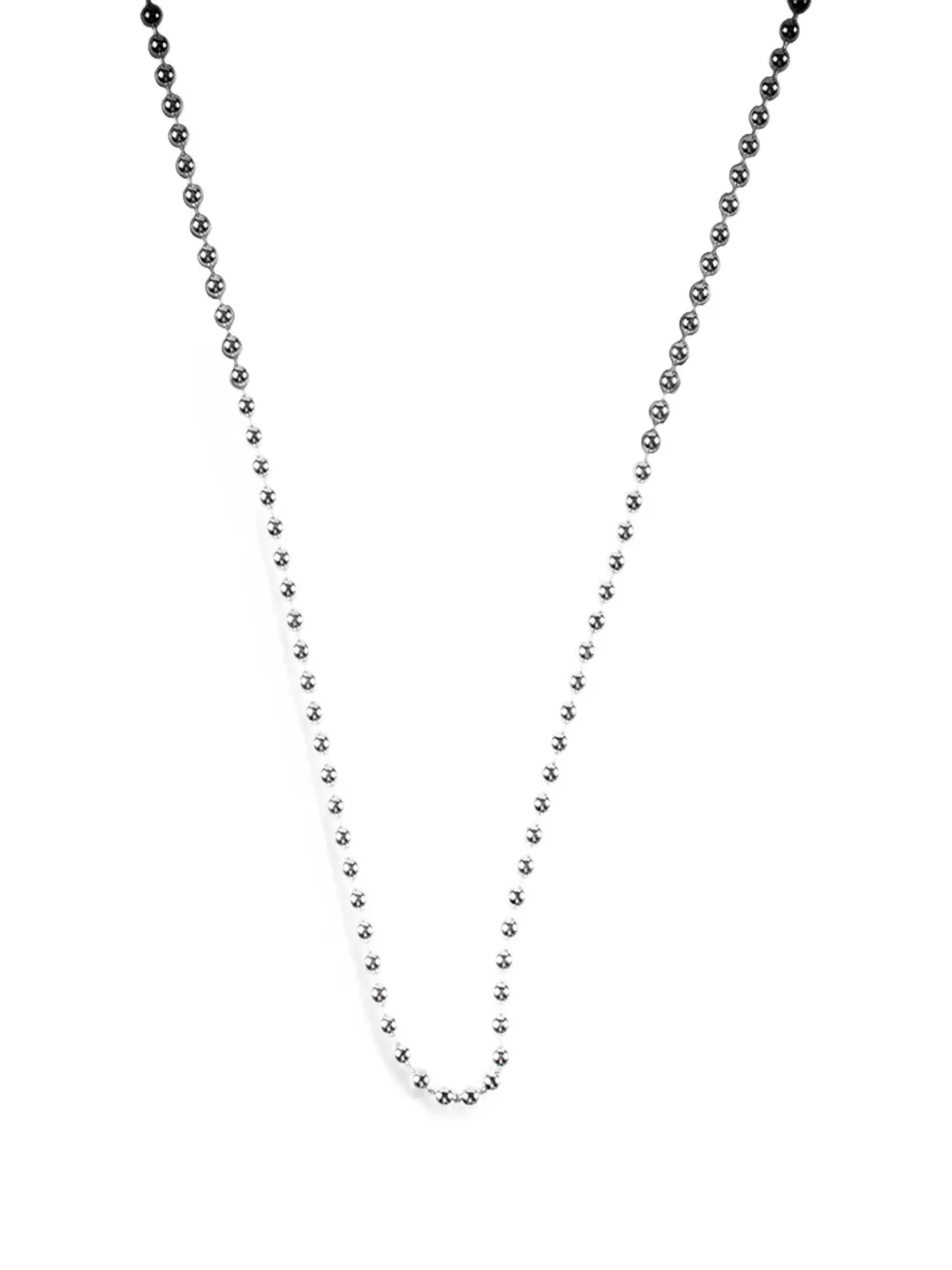 Chrome Hearts Ball Chain necklace - Argento