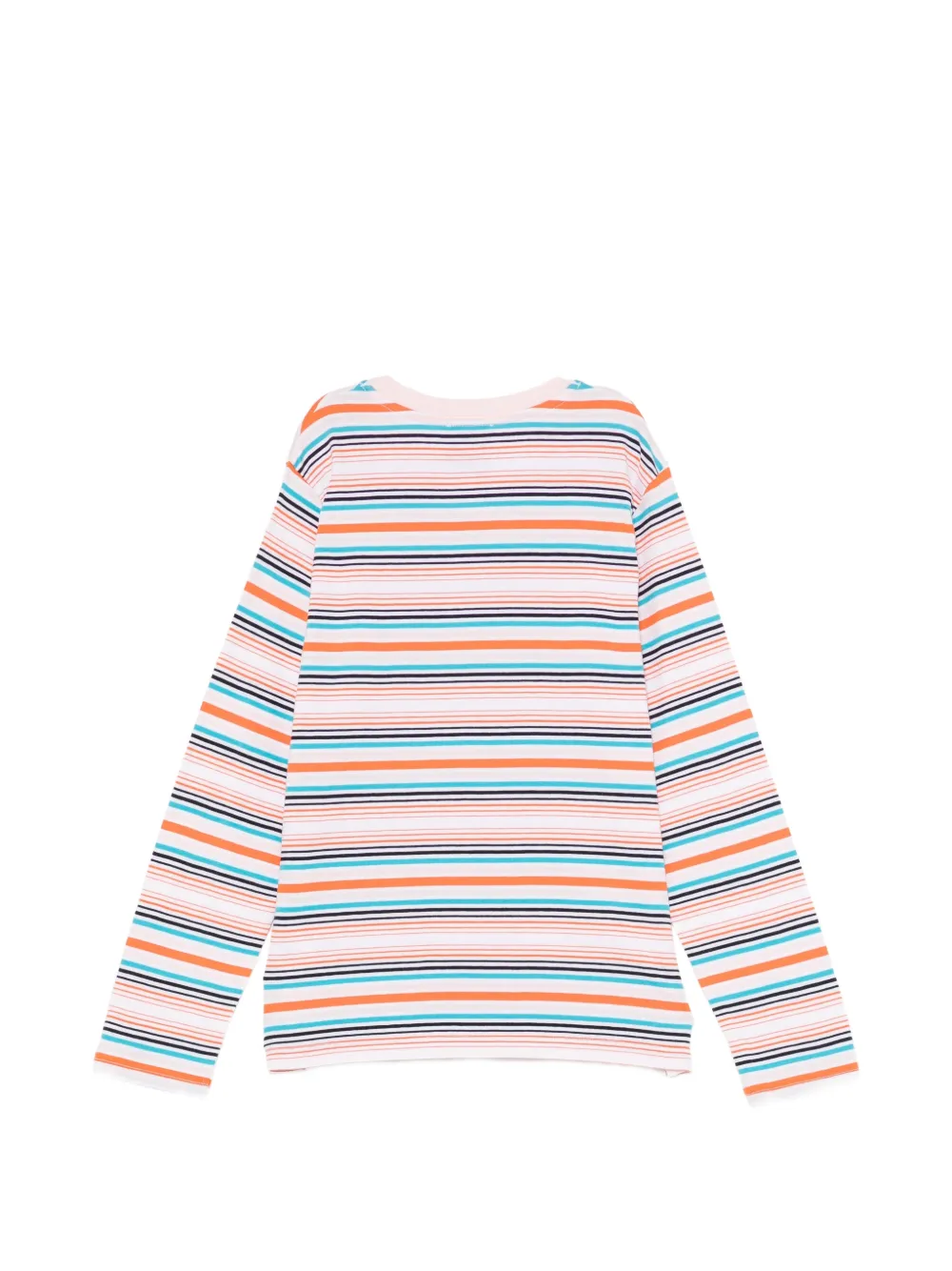 CASABLANCA KIDS Gestreept T-shirt Wit