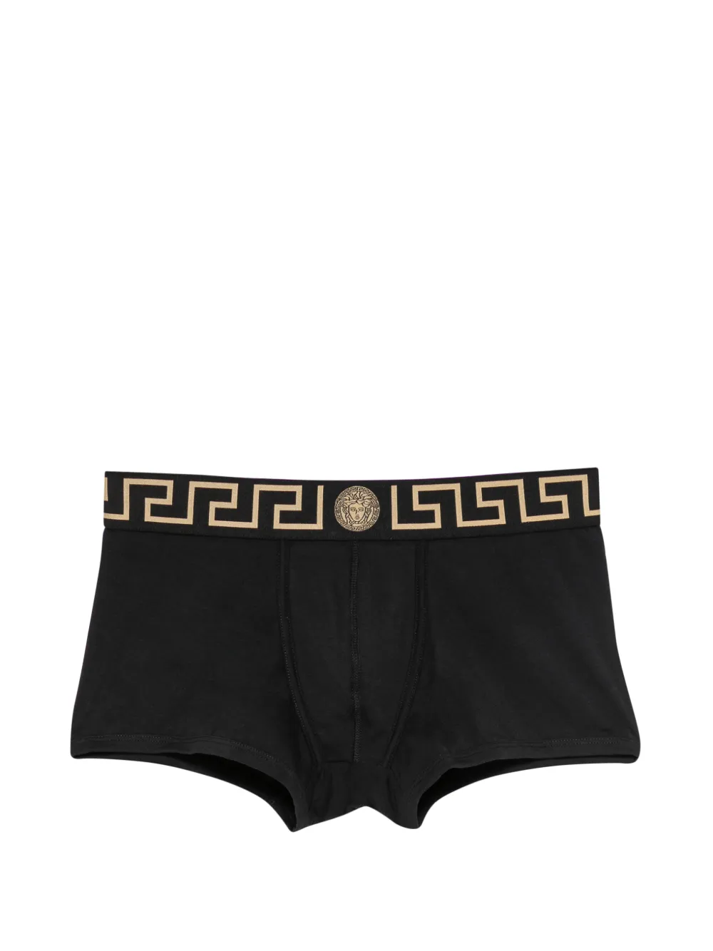 Versace Drie jersey-katoenen boxershorts Zwart