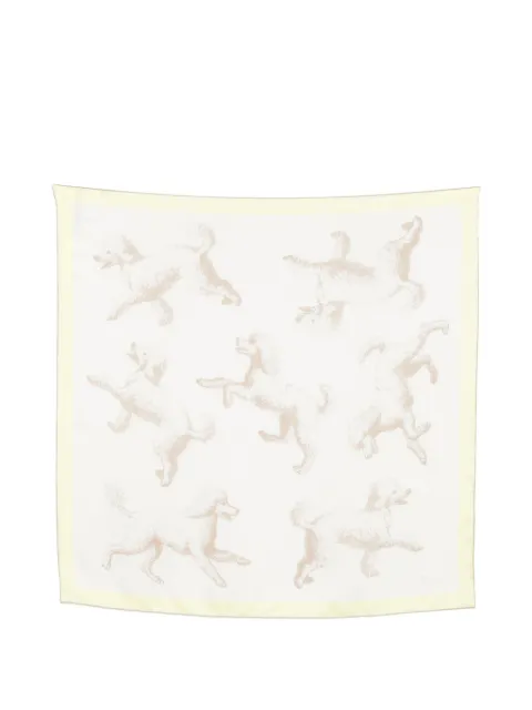 Jacquemus шелковый платок Le Grand Foulard Caniche
