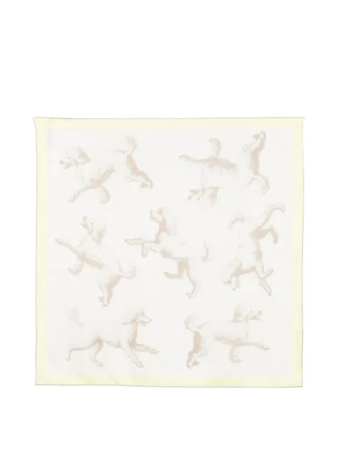 Jacquemus Le Grand Foulard Caniche silk scarf