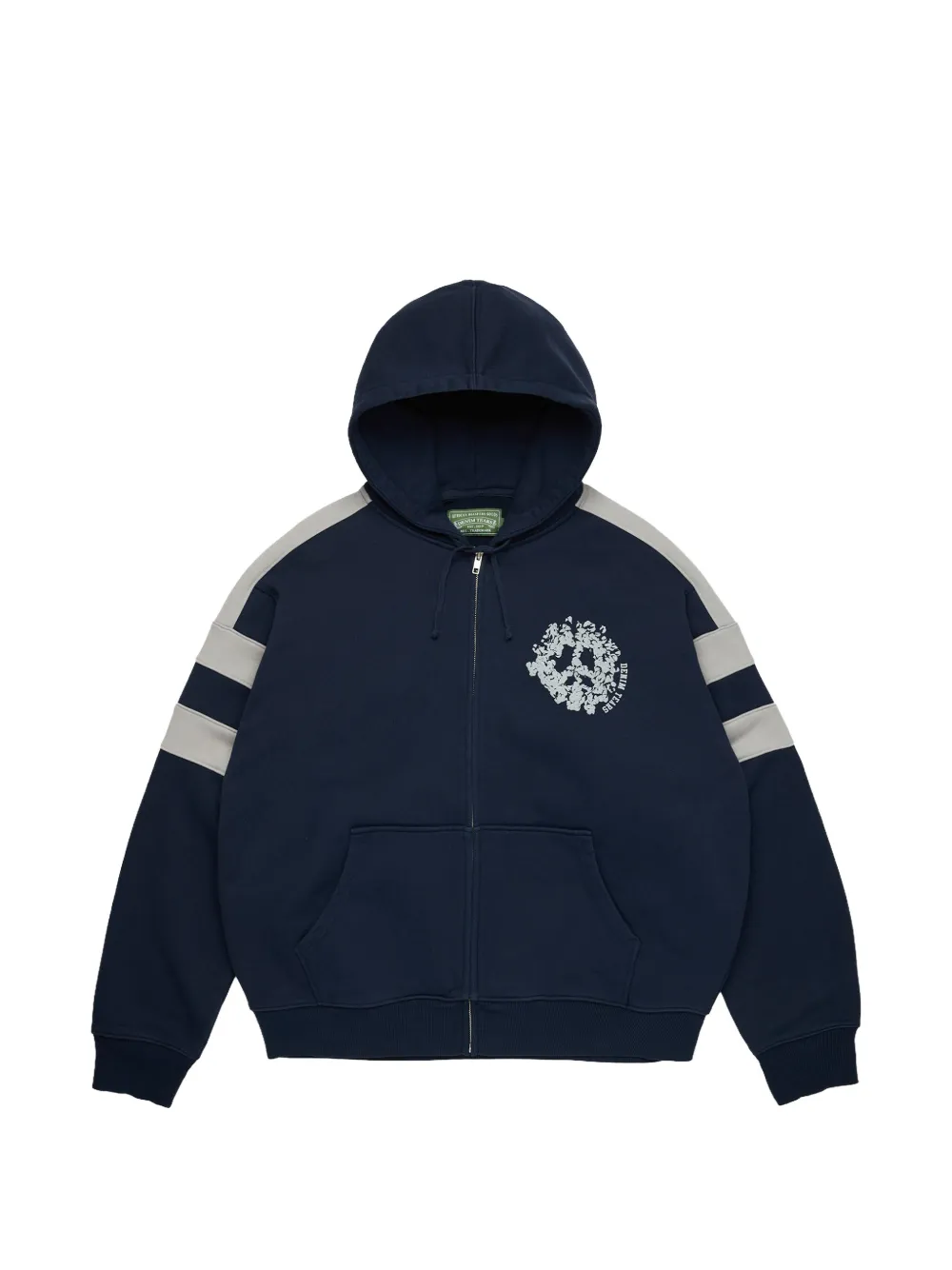 Denim Tears Felpa Denim U con zip - Blu