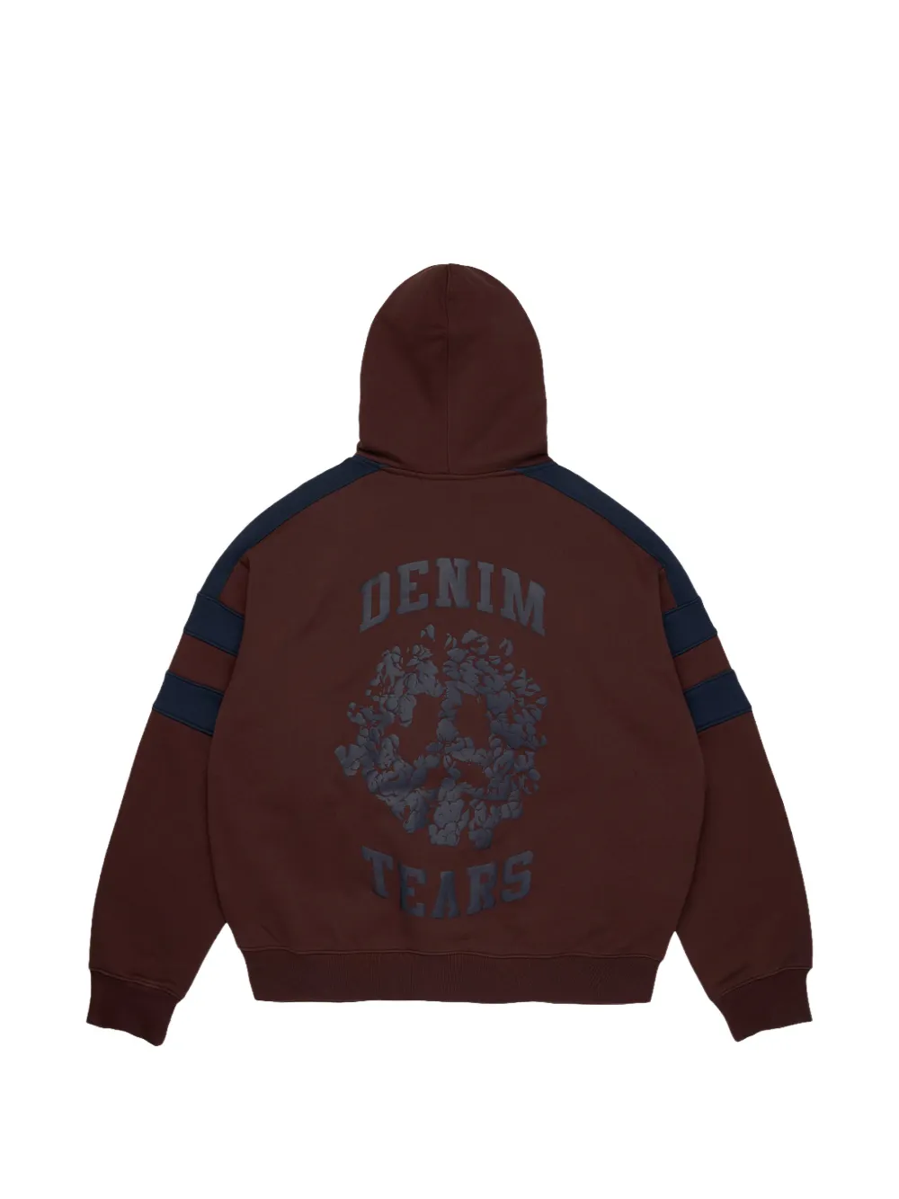 Denim Tears Denim U hoodie met vlakken en logoprint Rood