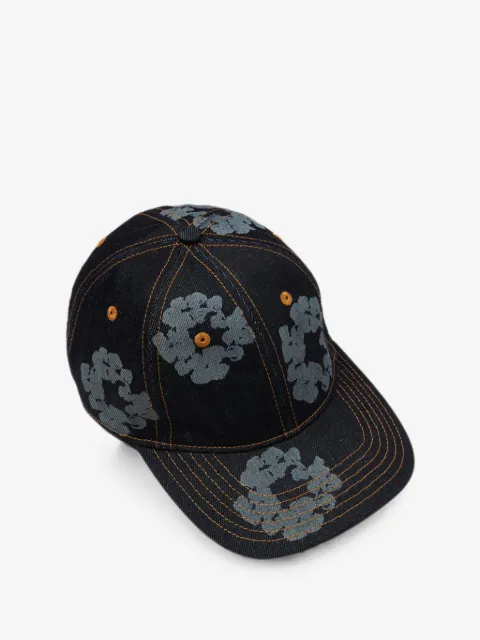 Denim Tears Wreath denim cap