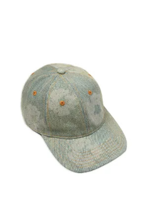 Denim Tears Cotton Wreath Denim Cap | Blue | FARFETCH UK