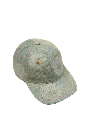 Denim Tears Wreath Denim Cap | Blue | FARFETCH SG
