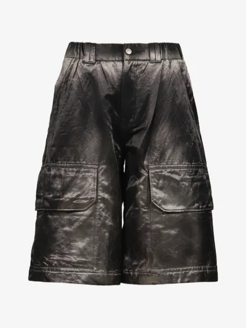 FILTH faded-effect cargo shorts