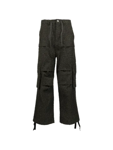 FILTH distressed drawstring cargo pants