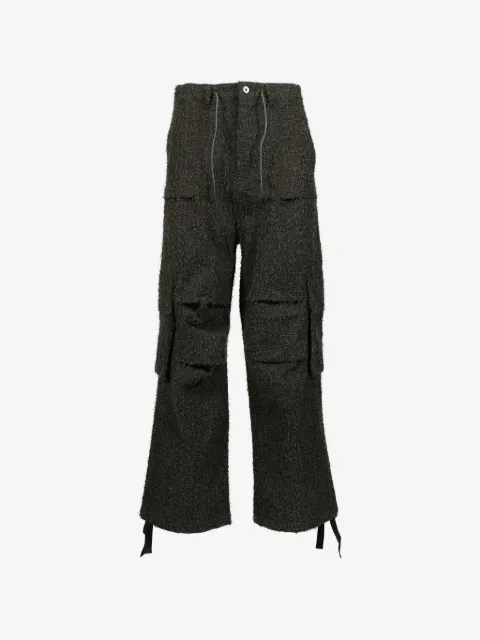 FILTH distressed drawstring cargo pants