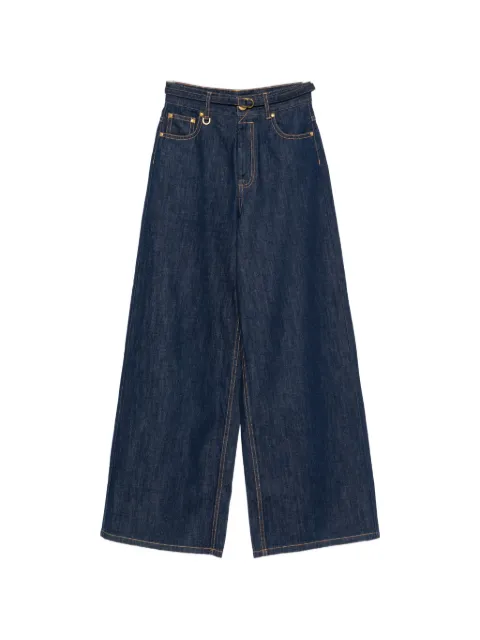 ZIMMERMANN high-waisted wide-leg jeans