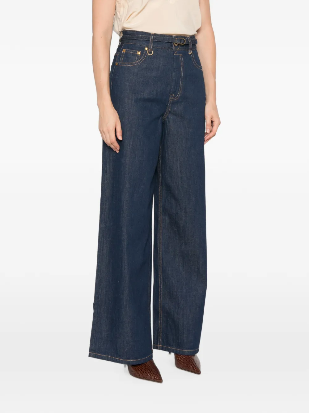 ZIMMERMANN Ruimvallende flared jeans Blauw