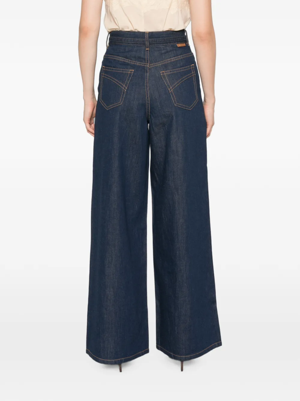 ZIMMERMANN Ruimvallende flared jeans Blauw