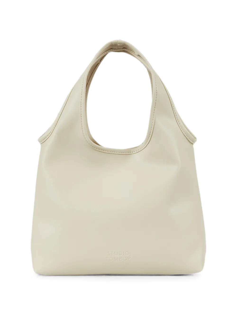 TOMBOY logo-debossed tote bag - Toni neutri