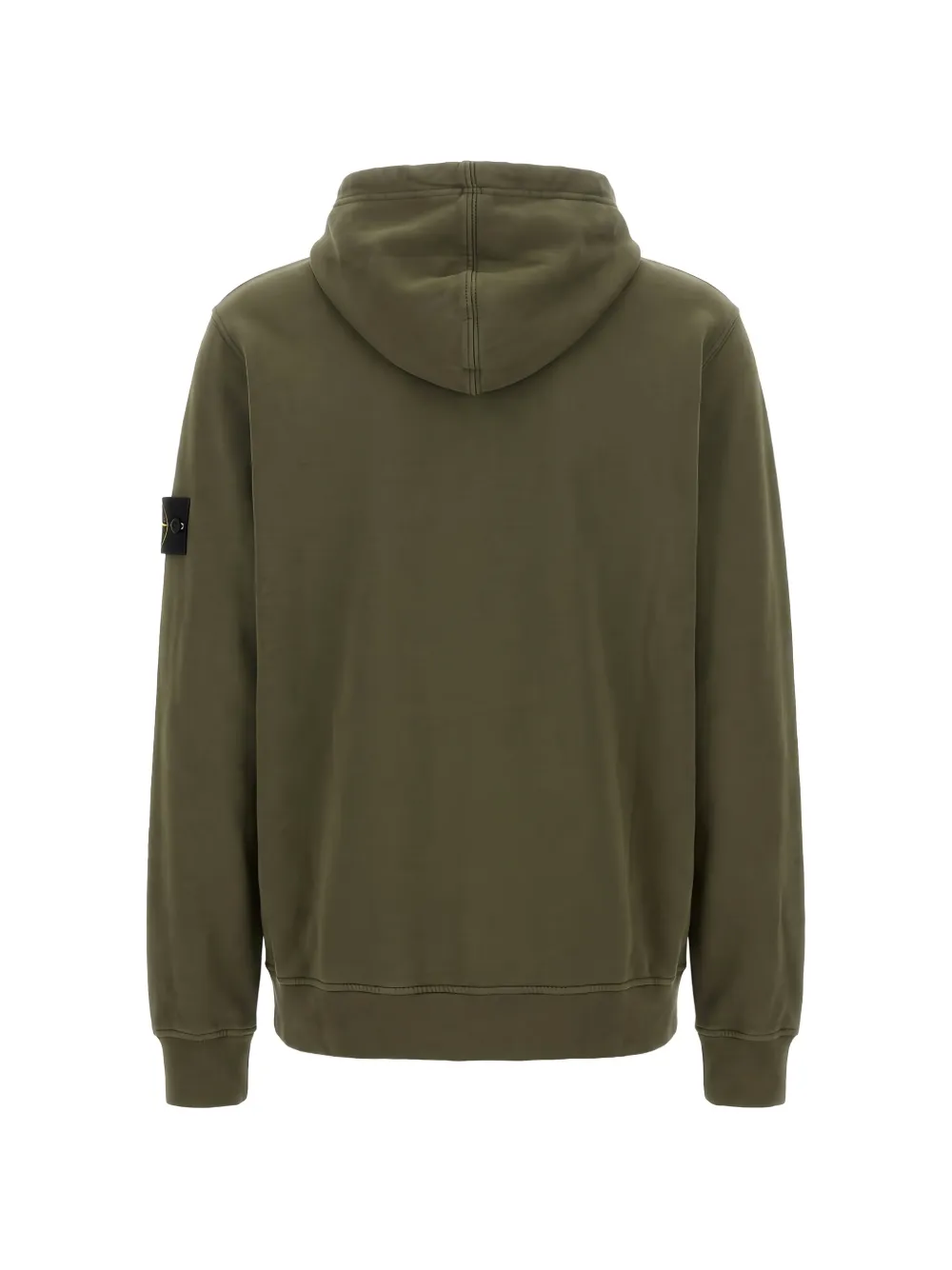 Stone Island Hoodie met logopatch Groen