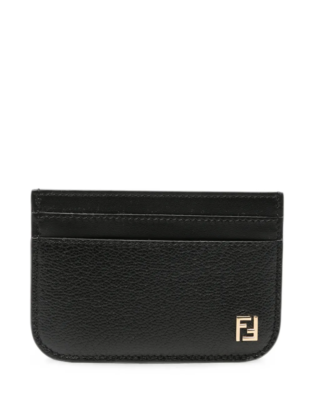 FENDI FF-plaque wallet - Schwarz
