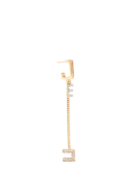 Elisabetta Franchi crystal-embellished drop earrings