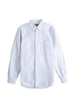 Polo Ralph Lauren ストライプ リネンシャツ | ブルー | FARFETCH JP