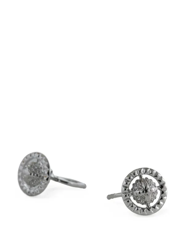 Vivienne Westwood オーブ ピアス シルバー Vivienne Westwood Orb クリスタル ピアス | シルバートーン | FARFETCH JP