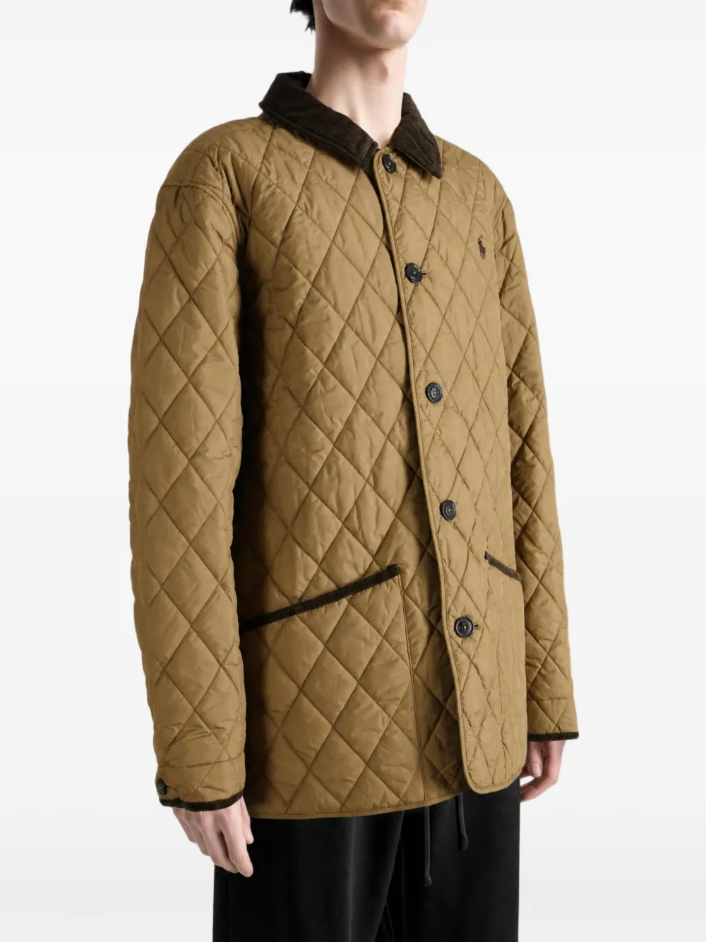 Polo Ralph Lauren The Beaton gewatteerde jas Beige