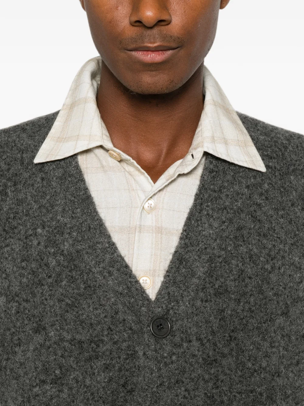 A.P.C. Vest met knoopsluiting Grijs