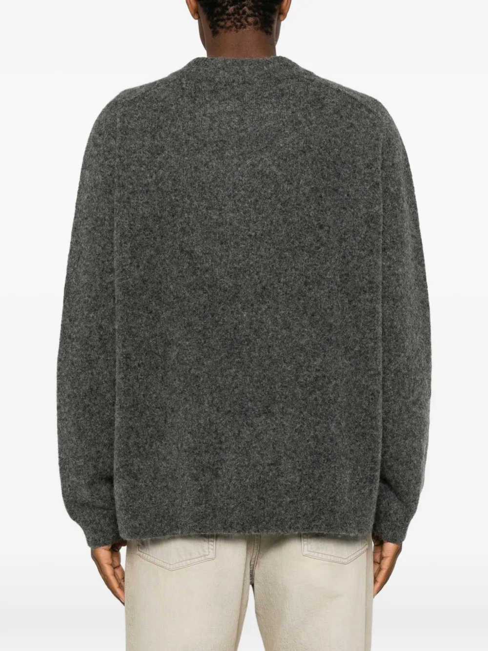 A.P.C. Trui met ronde hals en lange mouwen Grijs