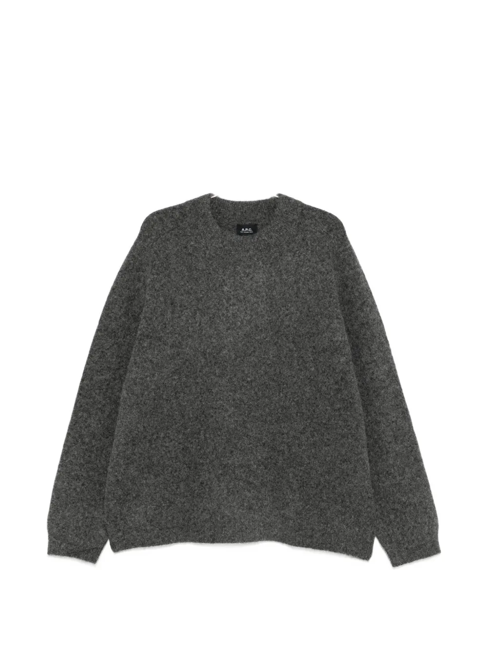 A.P.C. long-sleeve crew neck sweater - Grau